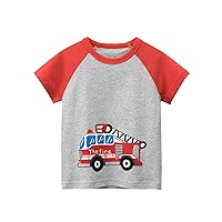 Boys Long Sleeve Shirts Size 6 Toddler Kids Girls Boys Cartoon Car Prints Loose Tops Toddler Boy T Shirts 5t