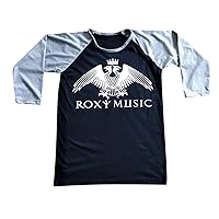 Unisex Roxy Music T-Shirt Raglan 3/4 Sleeve Mens Womens