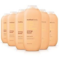 Method Body Wash, Energy Boost, Paraben and Phthalate Free, 18 oz (Pack of 6)
