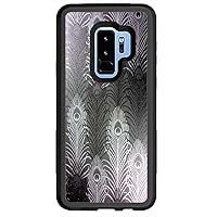 Cell Phone Case for Galaxy S9 Plus Case, Slim Fit, Abstract Art, for Samsung Galaxy S 9 Plus, Black, Peacock Feather