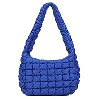 Quilted Tote Bag Puffer Quilted Carryall Bag Lightweight Quilted Shoulder Bag Puffy Purse Tote Hobo Handbag