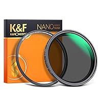 K&F Concept 82mm Nano-X ND2-32 1-5 Stop Magnetic Variable Neutral Density Lens Filter