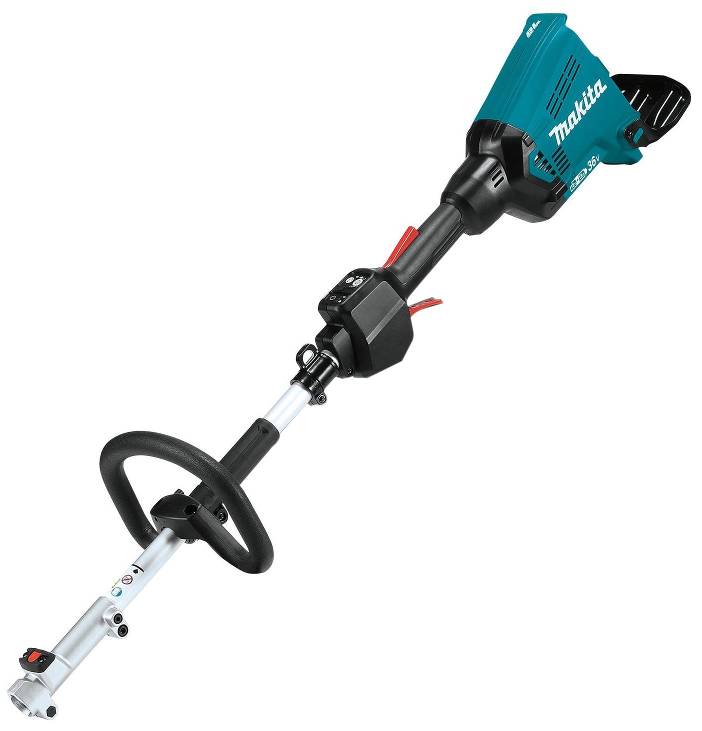 Makita XUX01Z 18V X2 (36V) LXT Lithium-Ion Brushless Cordless Couple Shaft Power Head (Tool Only), and EE400MP Edger Attachment