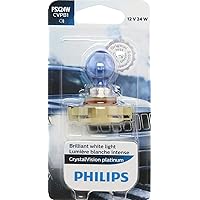 Philips Automotive Lighting PSX24W CrystalVision Platinum Upgrade Headlight Bulb, Pack of 1
