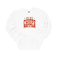 Trenz Shirt Company Womens Funny Swift Sweatshirt In My Chiefs Era Football Kelce Cozy Crewneck Sweatshirt