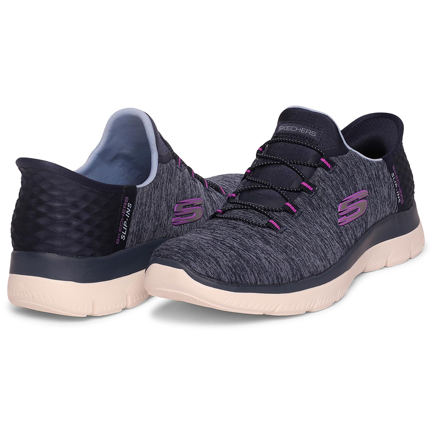 Skechers Women's Hands Free Slip Ins Summits Dazzling Haze Sneaker