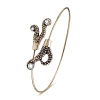 Octopus Foot Sea Animal Bangle Open Wire Cuff Bracelet Jewelry