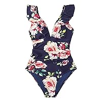 High Waisted Bathing Suits for Women Plus Lime Green Swimsuits for Women One Piece Black Swimsuit Top Push Up