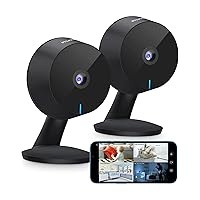 4MP Cameras for Home Security Indoor,Home Security Cameras for Baby/Elder/Pet/Nanny,Baby Cam Starlight Sensor Color Night Vision,US Cloud Service,Works with Alexa,iOS & Android & Web Access