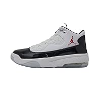 Nike Men's Jordan Max Aura 2 Basketball Shoe, White/Gym Red-Black, 10.5 M US