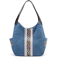 Canvas Bag, Tote Bag, 2-Way, Shoulder Bag, Handbag, Women's, Cute, Canvas, Casual, Multi-functional, Large Capacity, School Commute