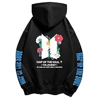 HAIZIVS Kpop BTS Unisex Hoodie BTS World Tour Cheer Clothing Sweater  Fashion Sport Pullover Sweatshirt for BTS Fans