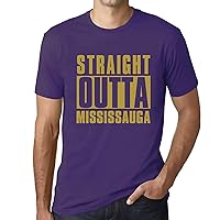 Men's Graphic T-Shirt Straight Outta Mississauga Eco-Friendly Limited Edition Short Sleeve Tee-Shirt Vintage