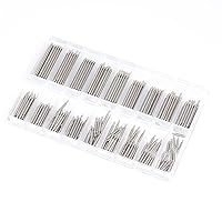 Silver Stainless Steel 8-25Mm Watches Band Spring Bars Strap Link Pins Repair - 144Pcs Nice and Clever