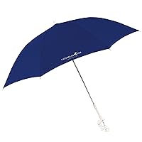 Caribbean Joe Beach Umbrella for Chair, Adjustable and Universal Clamp On Beach Umbrella with UV Protection, 48 Inch Arc