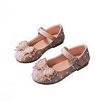 Sparkle Shoes for Girl Leather Princess Party Girls Shoes Soft and Wear-Resistant for Any Special Occasion Wedding Flower Girl
