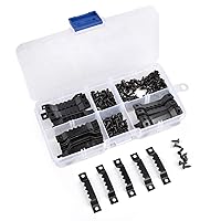 100pcs Sawtooth Metal Picture Frames Hangers Set Sturdy Hooks with Screws Easy Attach Posters Wall Painting Hanging Solutions
