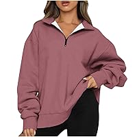 DOLKFU Womens Oversized Dupes Scuba Hoodie Pullover Sweater Long Sleeve Hoodie Sweatshirt Trendy Winter Y2K Ouffits Clothes