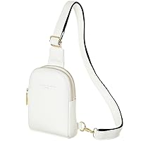 AOCINA INICAT Small Sling Bag Crossbody Vegan Leather Fanny Packs for Women Women Fashionable Chest Bag for Travel