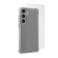URBAN ARMOR GEAR UAG Designed for Samsung Galaxy S24 Plus Case Plyo Ice Bundle with UAG Premium Tempered Glass Screen Protector 6.7