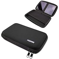 GPS-Case for Garmin Camper 770 LMT-D, (GPS-Case with Zipper and Elastic Band in Black)