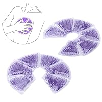 Breast Therapy Pad, Breast Therapy Gel Pads, 3in1 Reusable Multifunction Hot Cold Use Breastcare Nursing Cushion for Mothers to Solve Breast Problem in The Period of Pregnancy Lactation and Weaning