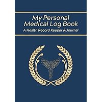 My Personal Medical Log Book A Health Record Keeper & Journal: Track Family Medical History, Medications, Doctors Appointments, Testing, Imaging, ... (Health & Harmony Medical Log Books Series) My Personal Medical Log Book A Health Record Keeper & Journal: Track Family Medical History, Medications, Doctors Appointments, Testing, Imaging, ... (Health & Harmony Medical Log Books Series) Hardcover Paperback