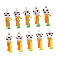 ERINGOGO 10pcs Trumpet for Football Game Noisemakers Toys Whistle Musical Blowouts Party Horns Noise Maker Horn Party Blower Toy for Soccer Toys Mini Air Horn Child