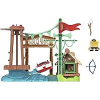 Fisher-Price Imaginext Spongebob Playset, Camp Coral Campground with Figure & Play Pieces for Preschool Pretend Play Ages 3+ Years