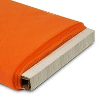 Expo International Decorative Matte Tulle Fabric Bolt of 54 inch X 40 Yards | Orange