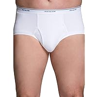 Men's 6-Pack Classic White Brief Extended Sizes