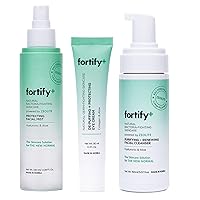 Fortify Best Sellers Bundle - Deeply Nourishing, Hydrating, Anti Aging Combo - Hyaluronic Acid, Aloe, Collagen - Vegan and Cruelty/Alchol Free - For All Skin Types - Made in Korea