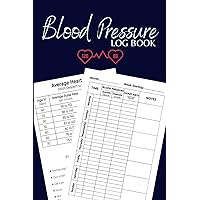 Blood Pressure Log Book: for Daily Tracking, Monitor and Record of Blood Pressure at Home (Pocket Size) (Blood Pressure and Blood Sugar Log Book)