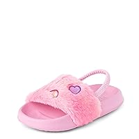 The Children's Place Girl's and Toddler Slides with Backstrap Sandal