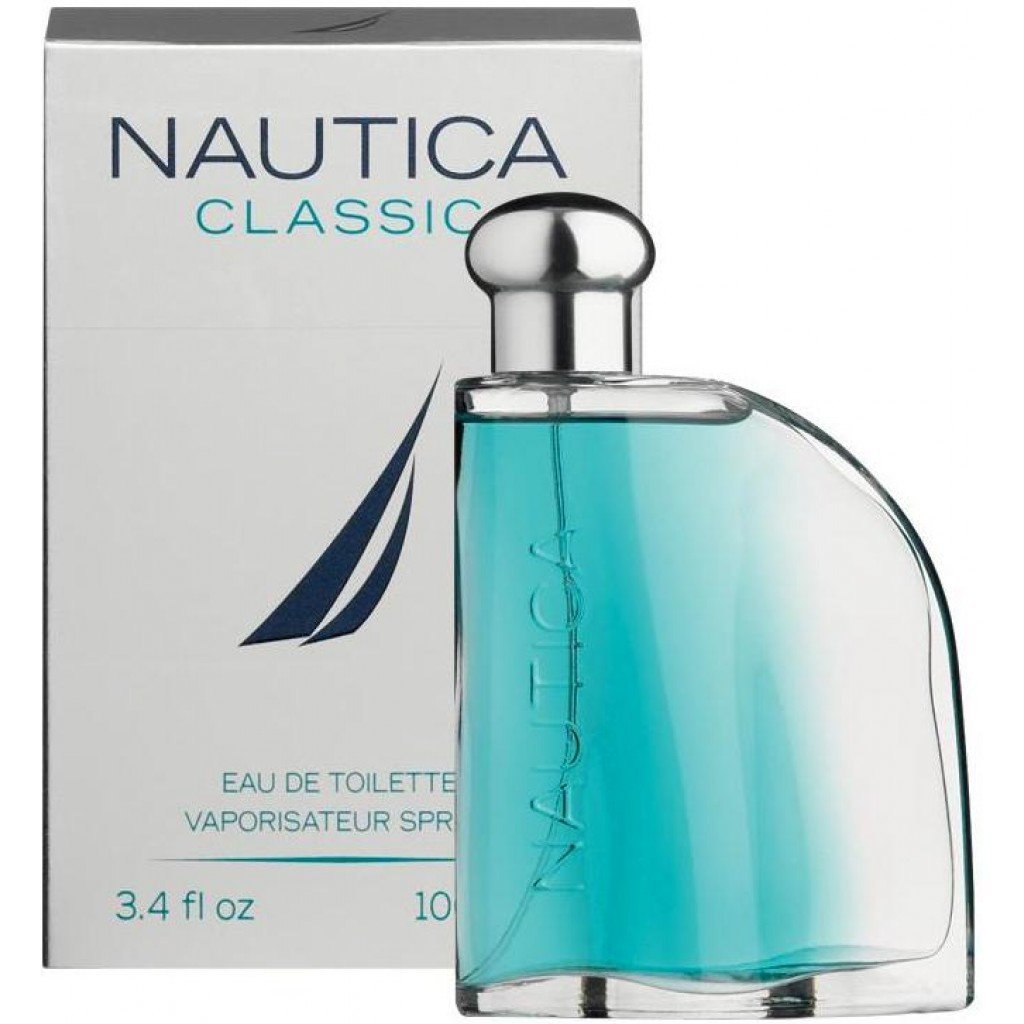 Nautica Classic for Men by Nautica 3.4 oz 100ml EDT Spray with Nautica Blue Eau De Toilette Spray for Men, 3.4 Fl Oz