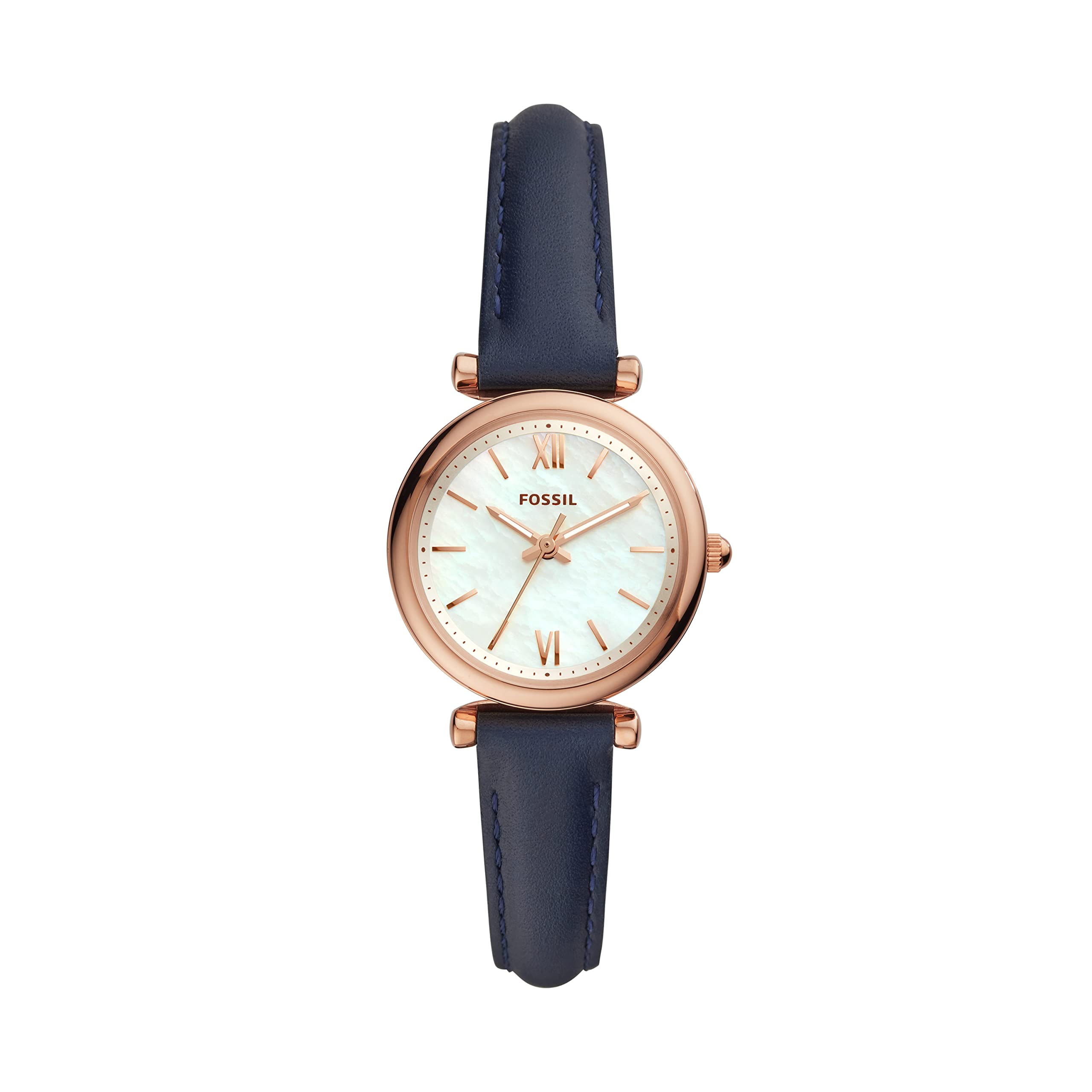 Fossil Carlie Mini Women's Watch with Stainless Steel or Leather Band