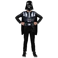 Star Wars Darth Vader Official Youth Costume - Printed Jumpsuit with Cape and Plastic Mask