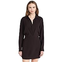 Theory Women's Wrap Mini Shirt Dress