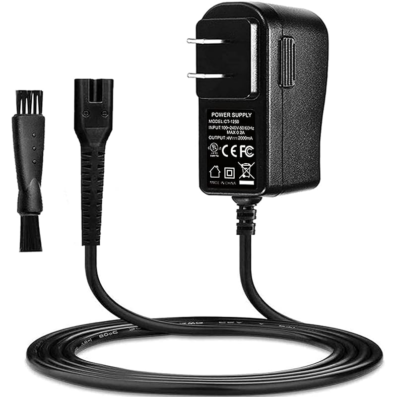 Amazon.com: Charger Cord for Most Electric Hair Clipper Trimmer Shaver  Razor, Flawless Leg Pedi - 5V DC Cable and Variety Adapters : Beauty &  Personal Care