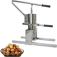 Meatball Processing Stainless Steel Manual Meatball Making Machine, Commercial Shrimp Beef Ball Machine, Fish Ball Making Tool, Fastest 600/min, Easy to Use Design