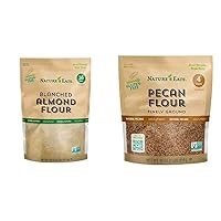 Nature's Eats Blanched Almond Flour (64 Ounce) and Pecan Flour Finely Ground (16 Ounce)