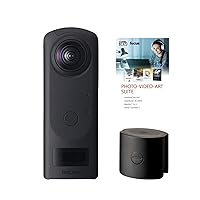 Ricoh Theta Z1 360 Camera with 51GB Internal Storage Bundle with Lens Cap and Corel Essential Photo and Video Suite Software Kit (3 Items)