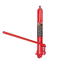 BIG RED T30306-1 Torin Hydraulic Long Ram Jack with Single Piston Pump and Clevis Base (Fits: Garage/Shop Cranes, Engine Hoists, and More): 3 Ton (6,000 lb.) Capacity, Red