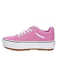 Vans Unisex Seldan Platform Canvas Sneaker - Lace up Style - Pink