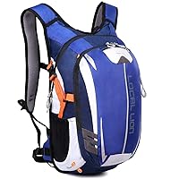 BSD 18L Riding Bicycle Backpack,Bike MTB Outdoor Cmaping Cycling Bag,Climbing Hiking Backpack,Mountain Bike Accessories,Outdoor Daypack Running (Blue)