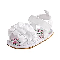 Baby Girl 6-9 Months Clothes Winter Infant Girls Open Toe Ruffles Shoes First Walkers Summer Sandals for Baby