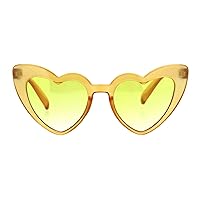 Girl's Heart-shape Cateye Sunglasses Cute Heart Frame Frost Colors UV 400