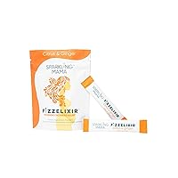 | USA Made. Effervescent Drink Mix Settles The Stomach Ideal for Pregnancy Especially 1st Trimester (Vitamin B6, Magnesium & Folic Acid), (Citrus & Ginger (8 Sticks))
