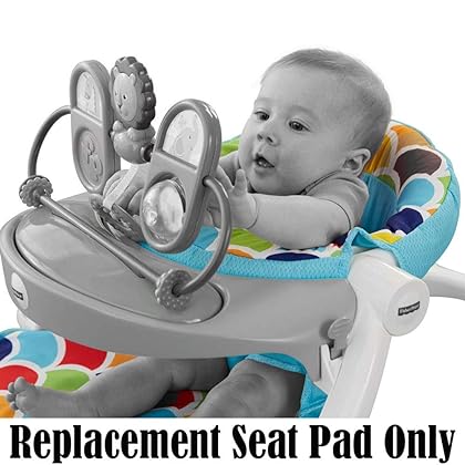Replacement Pad for Fisher-Price Sit-Me-Up Baby Set - DRH80 ~ Happy Hills Print ~ Replacement Seat Pad