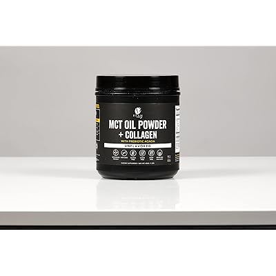 Bean Envy MCT Oil Powder with Collagen and Acacia - Gluten & Dairy-Free -  Keto Creamer for Coffee, Ice Cream, Shakes and Smoothies Chocolate